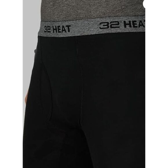 32* Heat Plus NEW size XXL black extra warm baselayer tights - Picture 4 of 4